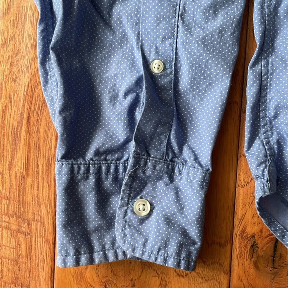 Bonobos Washed Button Down small blue dot Sz Med - Picture 3 of 6